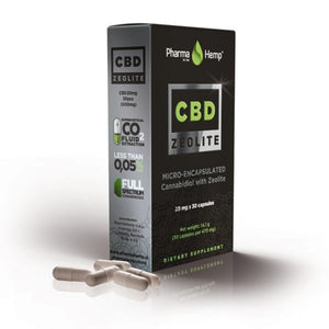 PharmaHemp CBD Zeolite Capsules 20 mg